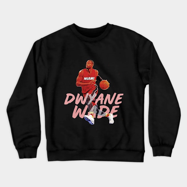 Dwayne Wade Crewneck Sweatshirt by edbertguinto